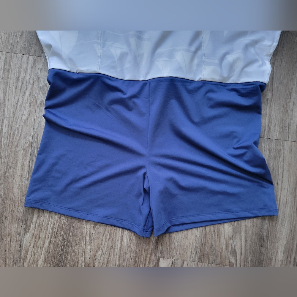 NWT AnaClare Logan Skort Destiny Blue & White Sailboat Nautical Sailor Golf XL - Picture 3 of 7